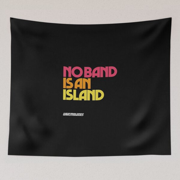 Item preview, No Band Is an Island - West Midlands - John Donne (In colour) designed and sold by West Midlands Church of Merch.