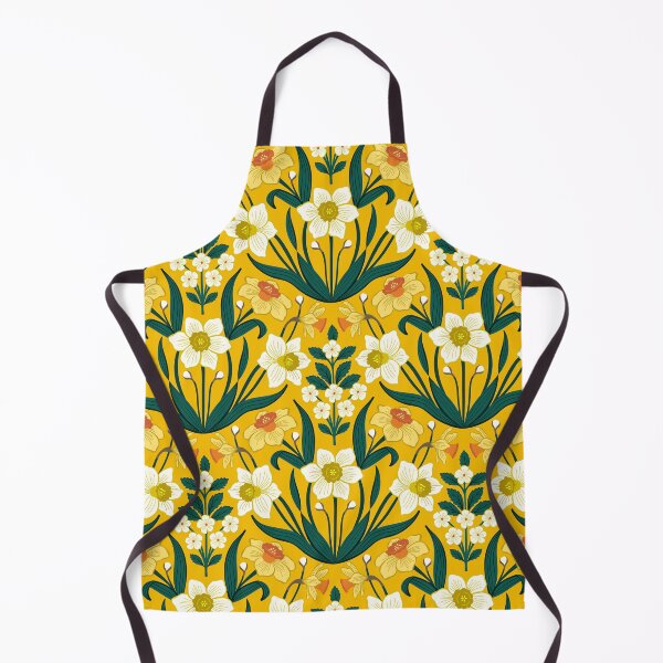 Item preview, Spring daffodils on yellow designed and sold by Jennifer Ladd.