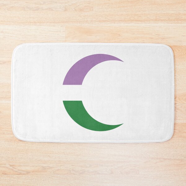 Item preview,  Genderqueer Pride Crescent Moon designed and sold by dickensign.