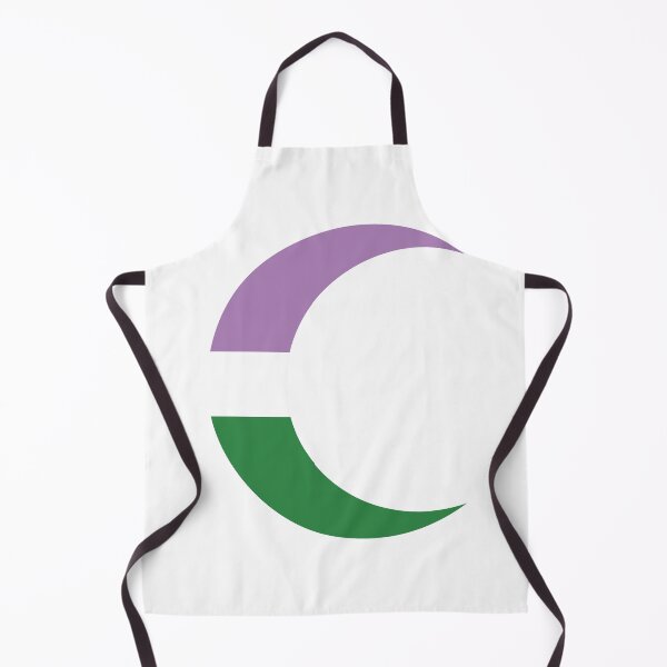 Item preview, Genderqueer Pride Crescent Moon designed and sold by dickensign.
