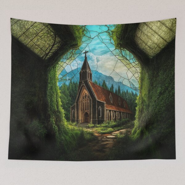 Item preview, Stained Glass Church designed and sold by Korral.