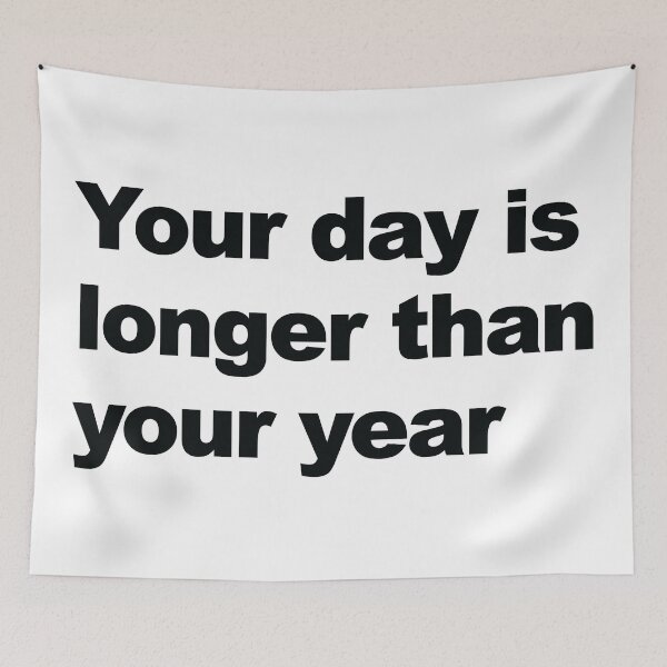 Item preview, PHISH Mercury Lyric Your Day Is Longer Than Your Year designed and sold by field3.