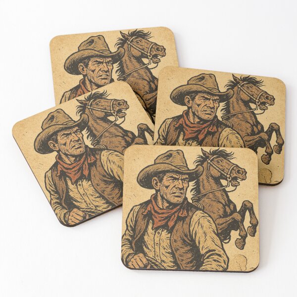Item preview, western rodeo scene designed and sold by OnlyTheWest.