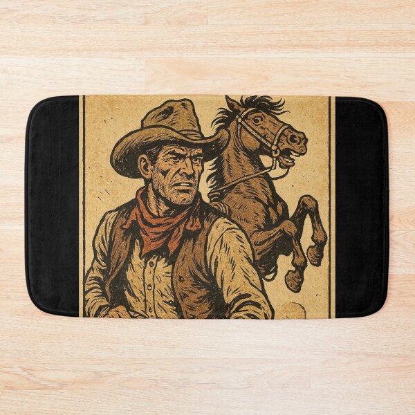 Item preview, western rodeo scene designed and sold by OnlyTheWest.