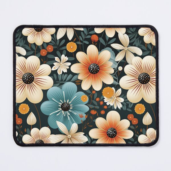 Item preview, Gunmetal Bohemian Floral Pattern designed and sold by GracefulGiftsCA.