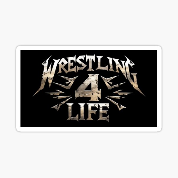 Item preview, Wrestling 4 Life (black) designed and sold by RoCo77.