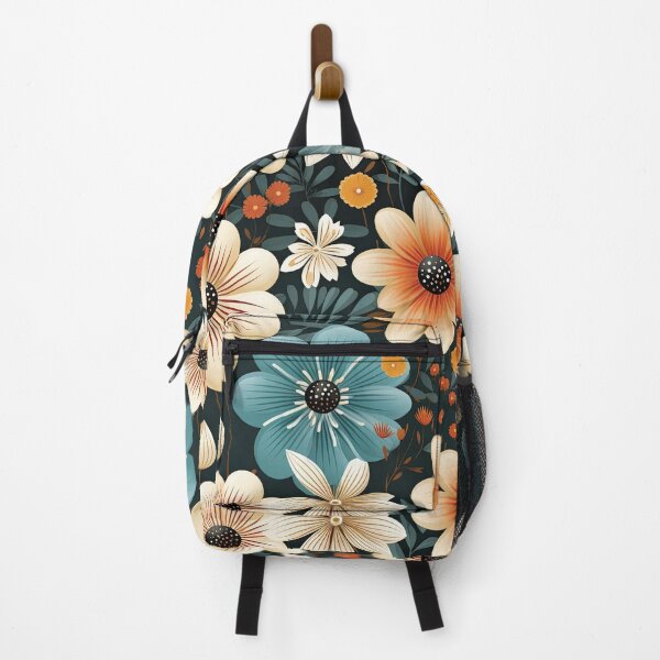Item preview, Gunmetal Bohemian Floral Pattern designed and sold by GracefulGiftsCA.