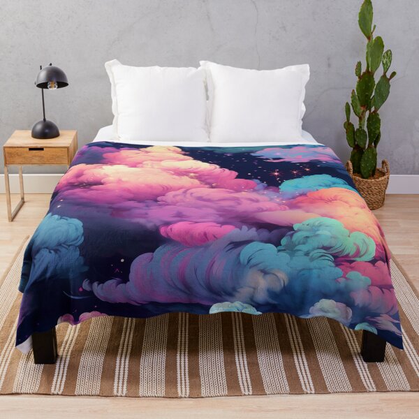 Artikelvorschau, Traumhafte Wolken über dem Dämmerungshimmelmuster entworfen und verkauft von bubblegoth.