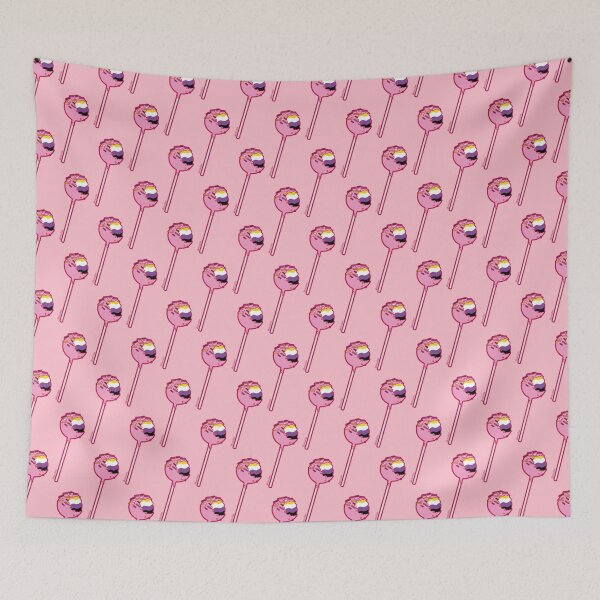 Item preview, CakePop LGBTQ+ Pride Month Strawberry Non-Binary designed and sold by DianubisArt.
