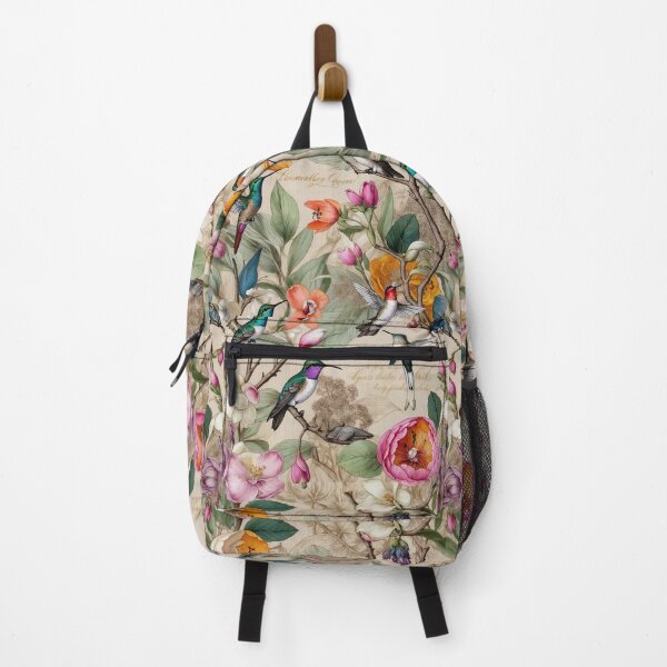 Item preview, Hummingbird Garden – Vintage Botanical Art designed and sold by ArtLab-store.