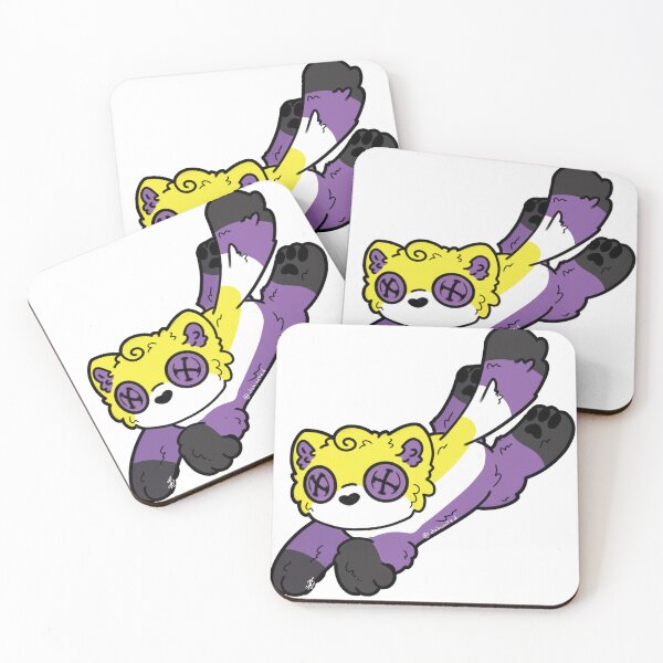 Item preview, Non-binary Pride Cat Plushie designed and sold by Dzhart.