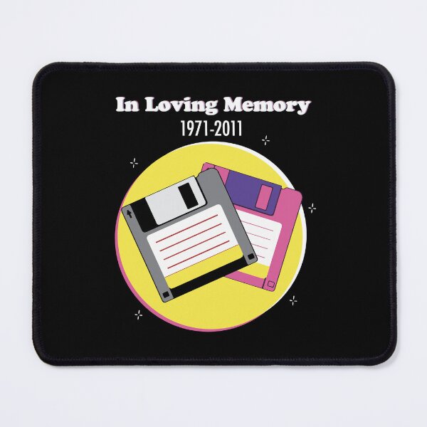 Item preview,  In Loving Memory Floppy Disk Funny Retro Technology 90s Nostalgia T Shirt designed and sold by Apotheosis by Irie Meraki.