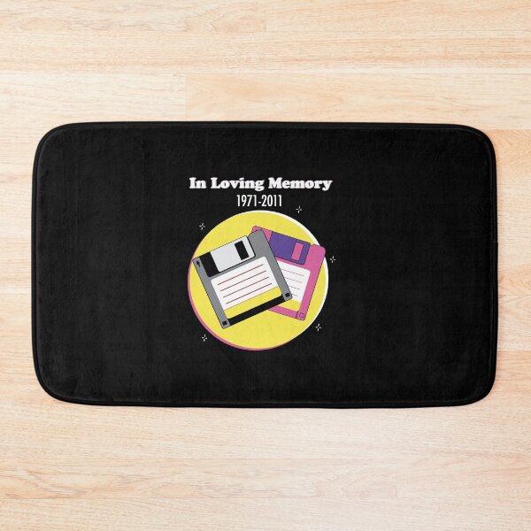 Item preview, In Loving Memory Floppy Disk Funny Retro Technology 90s Nostalgia T Shirt designed and sold by Apotheosis by Irie Meraki.