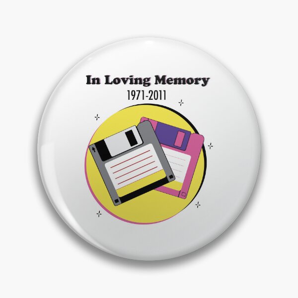 Item preview,  In Loving Memory Floppy Disk Funny Retro Technology 90s Nostalgia T Shirt designed and sold by Apotheosis by Irie Meraki.