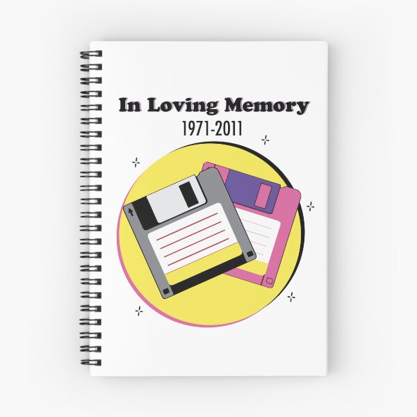Item preview, In Loving Memory Floppy Disk Funny Retro Technology 90s Nostalgia T Shirt designed and sold by Apotheosis by Irie Meraki.