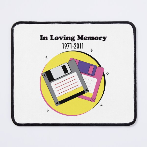 Item preview,  In Loving Memory Floppy Disk Funny Retro Technology 90s Nostalgia T Shirt designed and sold by Apotheosis by Irie Meraki.
