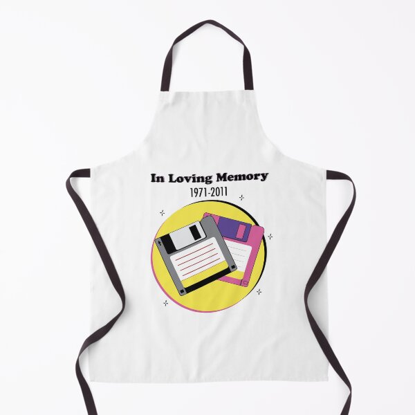 Item preview, In Loving Memory Floppy Disk Funny Retro Technology 90s Nostalgia T Shirt designed and sold by Apotheosis by Irie Meraki.