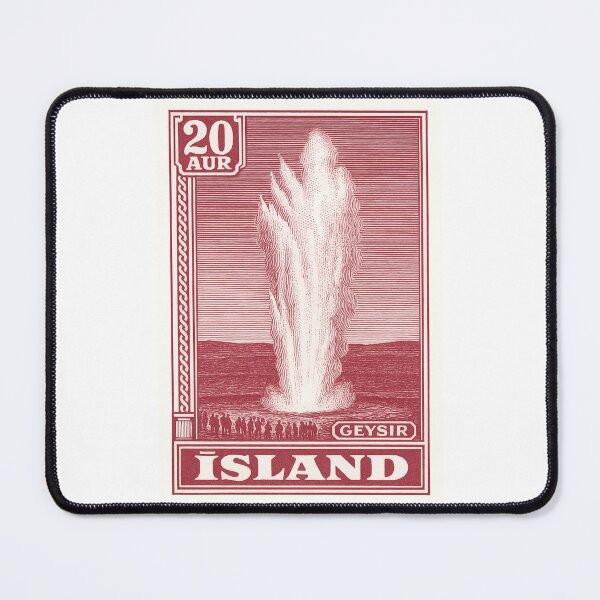 Item preview, 1938 Iceland Geysir Stamp designed and sold by retrographics.