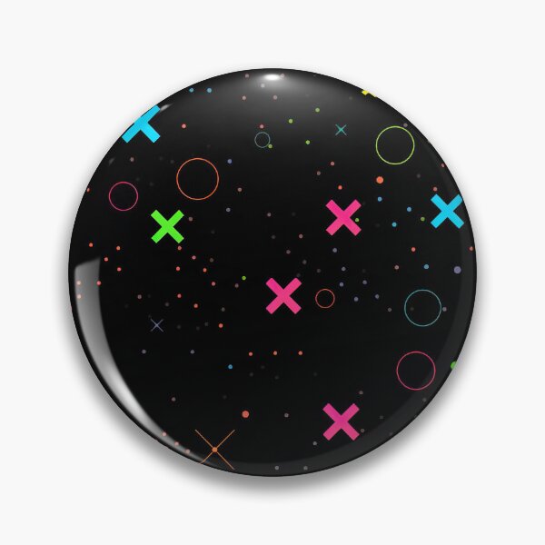 Item preview, Playful Neon X Dots Pattern designed and sold by bubblegoth.