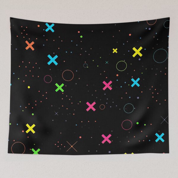 Item preview, Playful Neon X Dots Pattern designed and sold by bubblegoth.