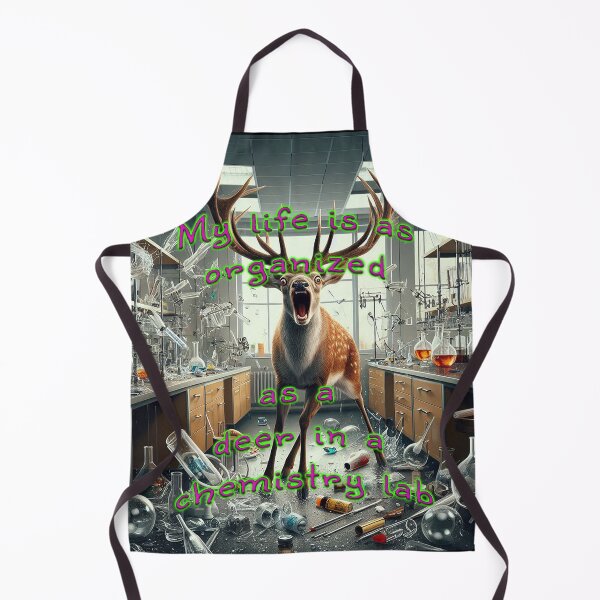 Item preview, My Life is as Organized as a Deer in a Chemistry Lab designed and sold by nikkolaus.