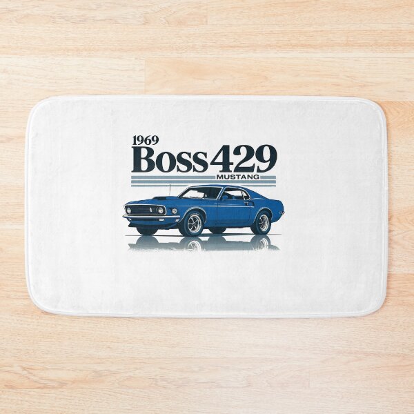 Item preview, 1969 Mustang Boss 429 Blue American Muscle Tribute Art designed and sold by TheArtOfCar.