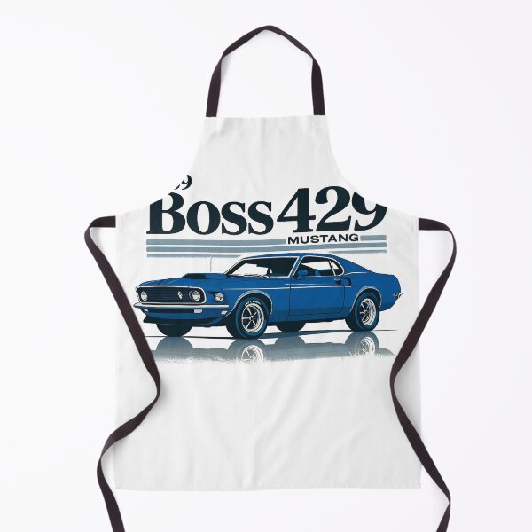 Item preview, 1969 Mustang Boss 429 Blue American Muscle Tribute Art designed and sold by TheArtOfCar.