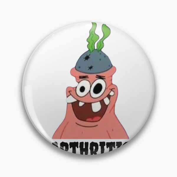 Artikelvorschau, Patrick Star Arthritis entworfen und verkauft von stickyartstickers.