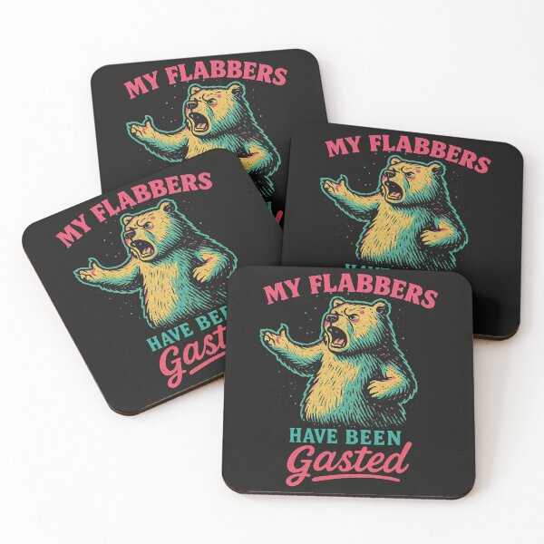 Item preview, My Flabbers Have Been Gasted – Funny Bear Reaction Meme Design	 designed and sold by Victor Shadehorn.
