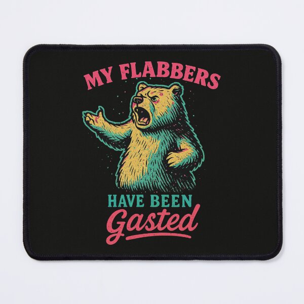 Item preview, My Flabbers Have Been Gasted – Funny Bear Reaction Meme Design	 designed and sold by Victor Shadehorn.