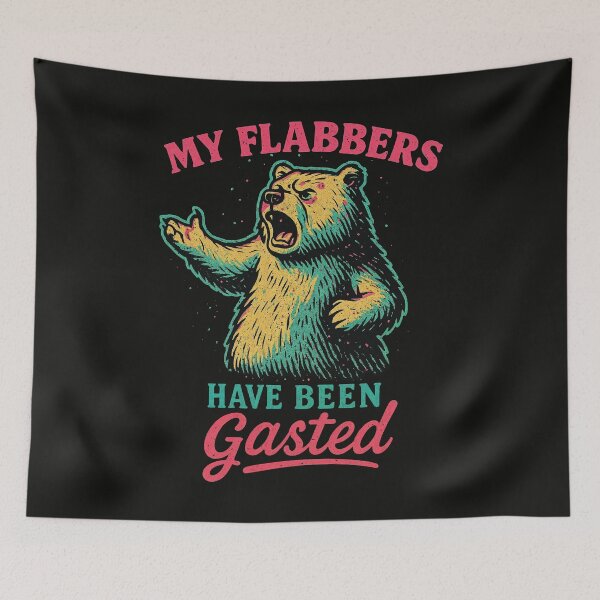 Item preview, My Flabbers Have Been Gasted – Funny Bear Reaction Meme Design	 designed and sold by Victor Shadehorn.