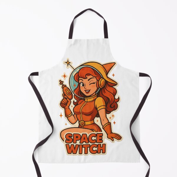 Item preview, Lovely Retro Space Witch designed and sold by JonelleTshirts.