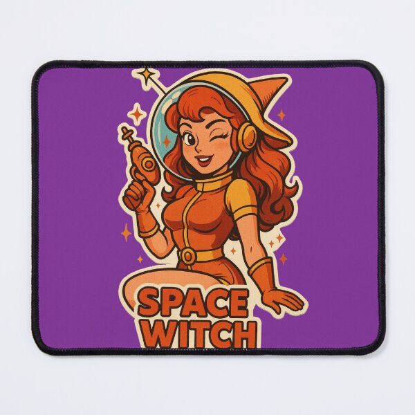 Item preview, Lovely Retro Space Witch designed and sold by JonelleTshirts.