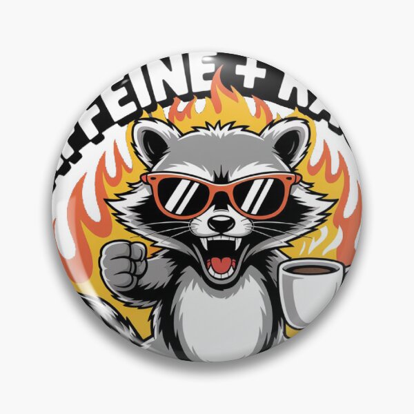Item preview, Fueled By Caffeine Rage  designed and sold by ShopZen ⭐⭐⭐⭐⭐.