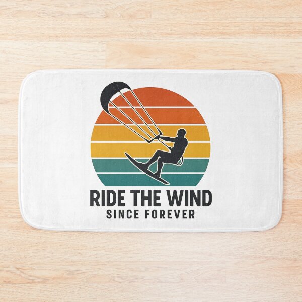 Item preview, Ride the Wind – Retro Kitesurfing Art for Wind and Wave Lovers designed and sold by OTSC.