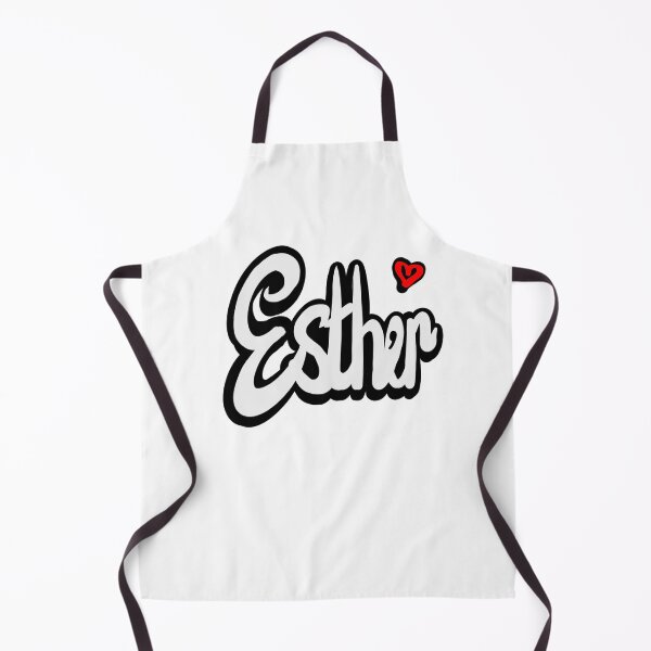 Item preview, Esther popular girls first name in white. Top 100 Personalized personalised customised name Esther  designed and sold by Artonmytee.
