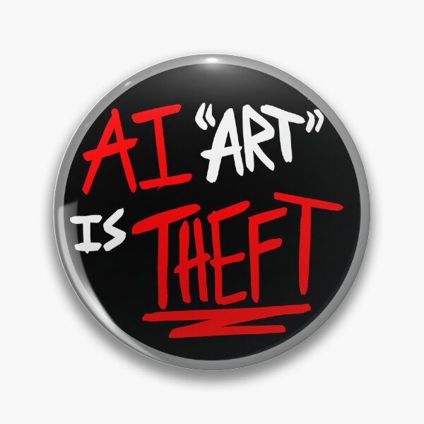 Item preview, AI “Art” Is Theft designed and sold by Romeo-oh-romeo.