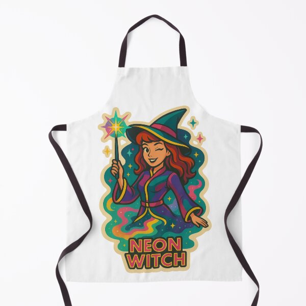 Item preview, Modern Sorceress with Neon Magic designed and sold by JonelleTshirts.