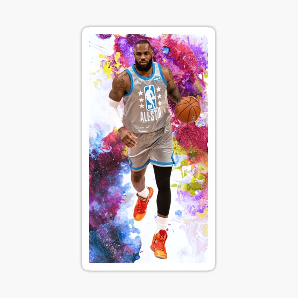 Artikel-Vorschau von Crossover-König: LeBron in Aktion, designt und verkauft von ArtistrySky.