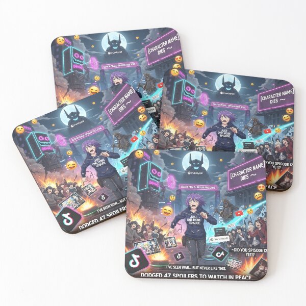 Item preview, Beware of Anime Spoilers designed and sold by TheRotShop.