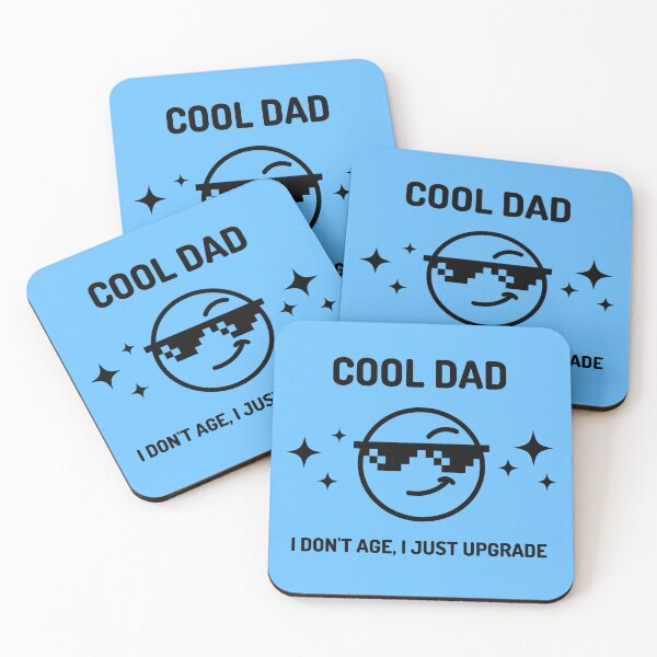 Item preview, Cool Dad – I Don’t Age, I Just Upgrade, Father's Day gift Idea designed and sold by Des1gn4fun.