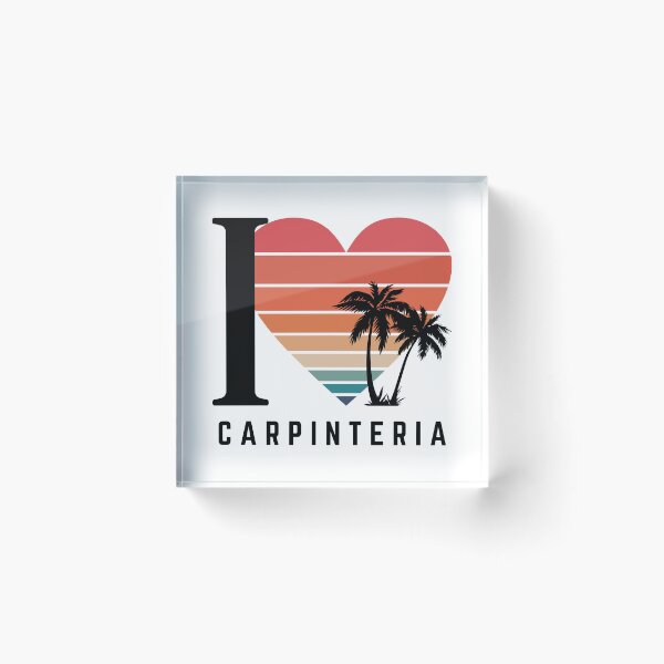 Item preview, I ❤️ Carpinteria - Retro West Coast Beach Vibes designed and sold by MFGB-Creations.