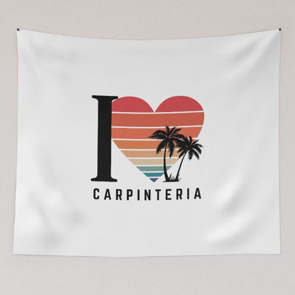Item preview, I ❤️ Carpinteria - Retro West Coast Beach Vibes designed and sold by MFGB-Creations.