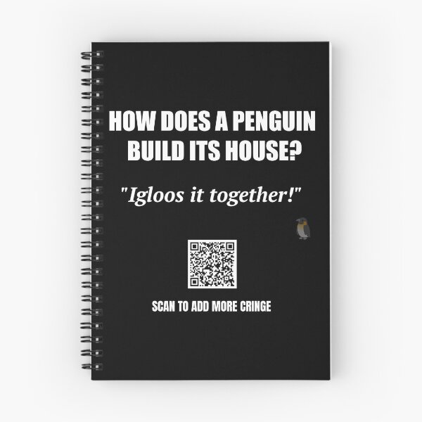 Item preview, Igloos It Together – Penguin Joke Design designed and sold by BrushRushX.