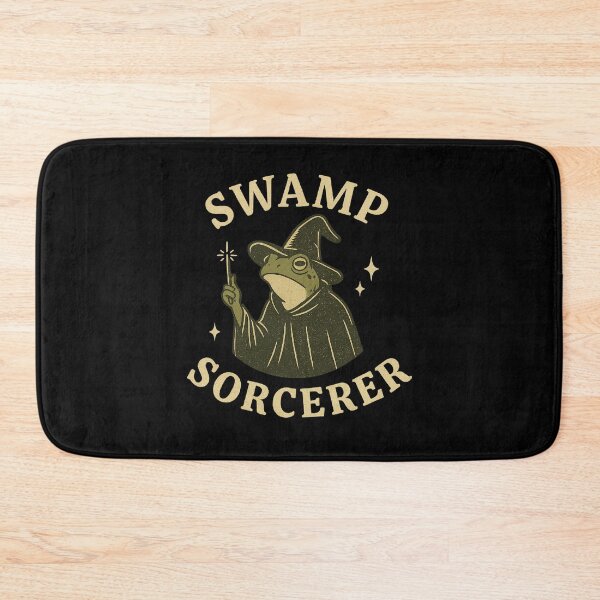 Item preview, Swamp Sorcerer Frog Wizard – Amphibian Magic  designed and sold by The Junto Shop.