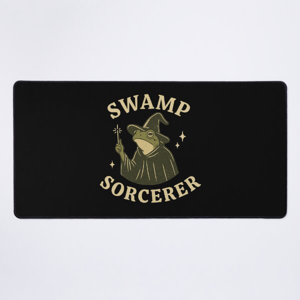 Item preview, Swamp Sorcerer Frog Wizard – Amphibian Magic designed and sold by The Junto Shop.