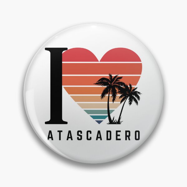 Item preview, I ❤️ Atascadero - Retro West Coast Beach Vibes designed and sold by MFGB-Creations.