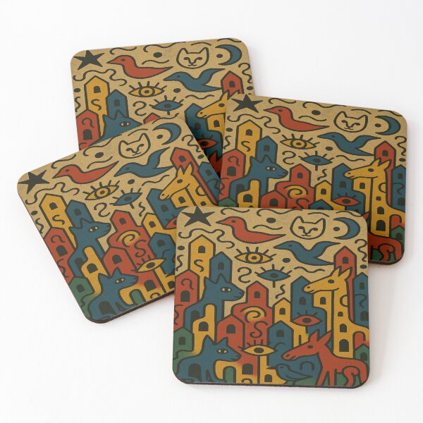 Item preview, Miro Jungle Cityscape Best-selling design Premum quality viral drop reloaded Iphone Case designed and sold by Imaginarium of Chaos falcon88 .