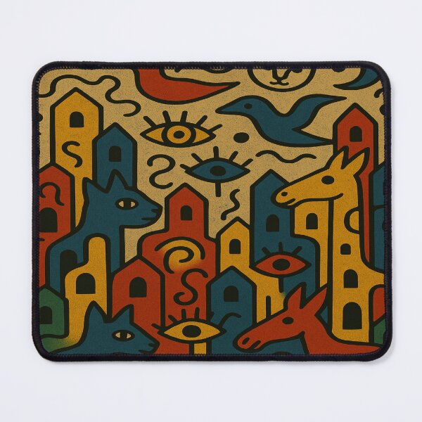 Item preview, Miro Jungle Cityscape Best-selling design Premum quality viral drop reloaded Iphone Case designed and sold by Imaginarium of Chaos falcon88 .