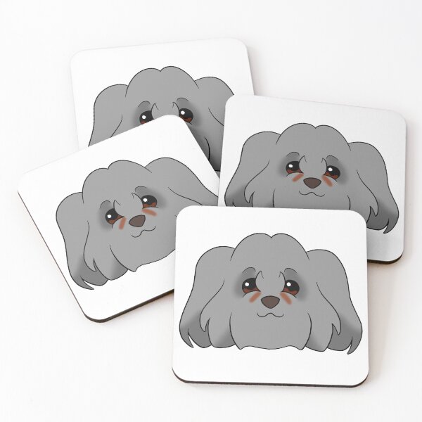 Item preview, Grey Coton de Tulear Tear Stains designed and sold by OliRoseArt.